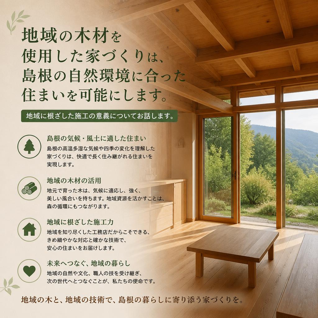 5. 地域材を使った家づくり
