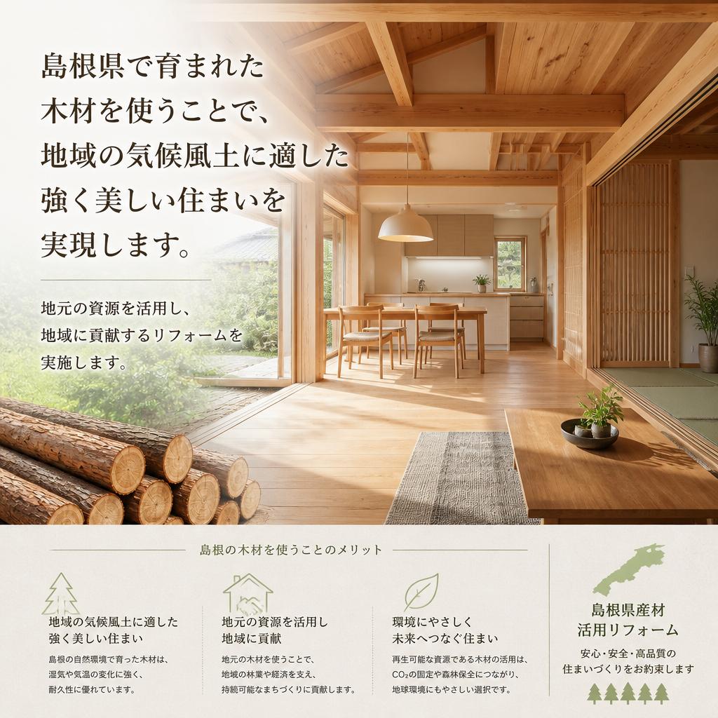 地域の素材を生かす
