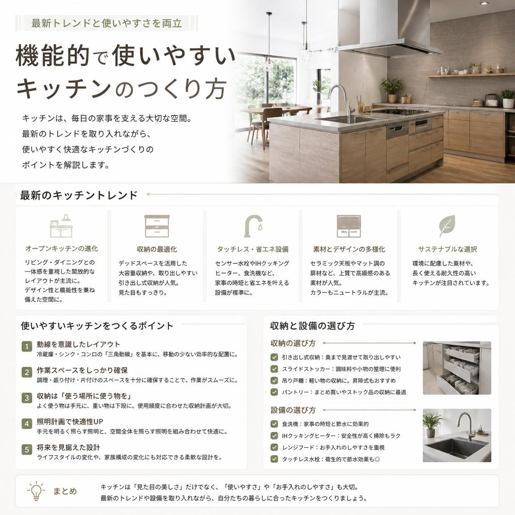 キッチンリフォームのポイント