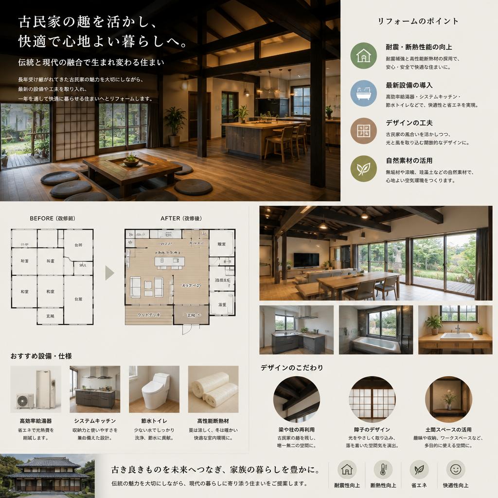 リフォームで叶える快適空間