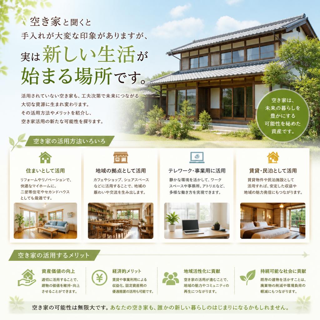 空き家活用の新たな可能性