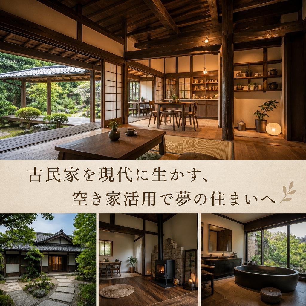 古民家を現代に生かす、空き家活用で夢の住まいへ